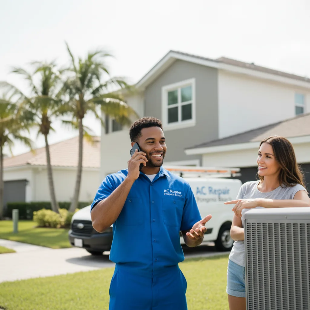 AC Repair Pompano Beach customer support in Valentine